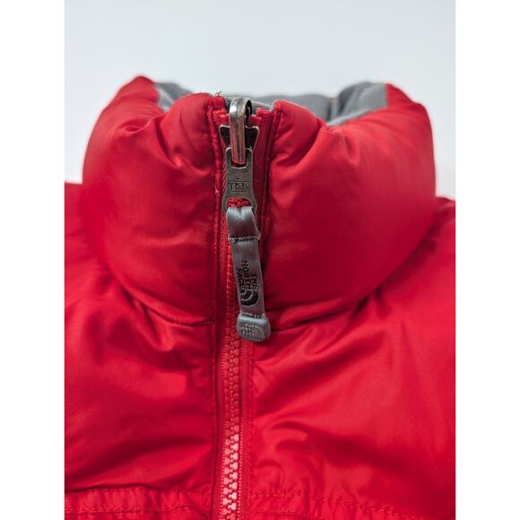 The North Face Nuptse 700 Down Fill Jacket Womens Medium Red Winter Puffer Coat - Picture 7 of 16